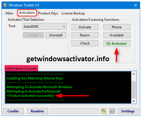Windows 10 All Editions Activator (One Click Activation)